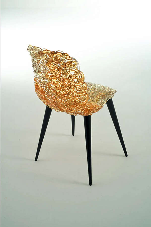 Chaise en polycarbonate Gina Edra GNA010 usine EDRA de l'Italie. Foto №2