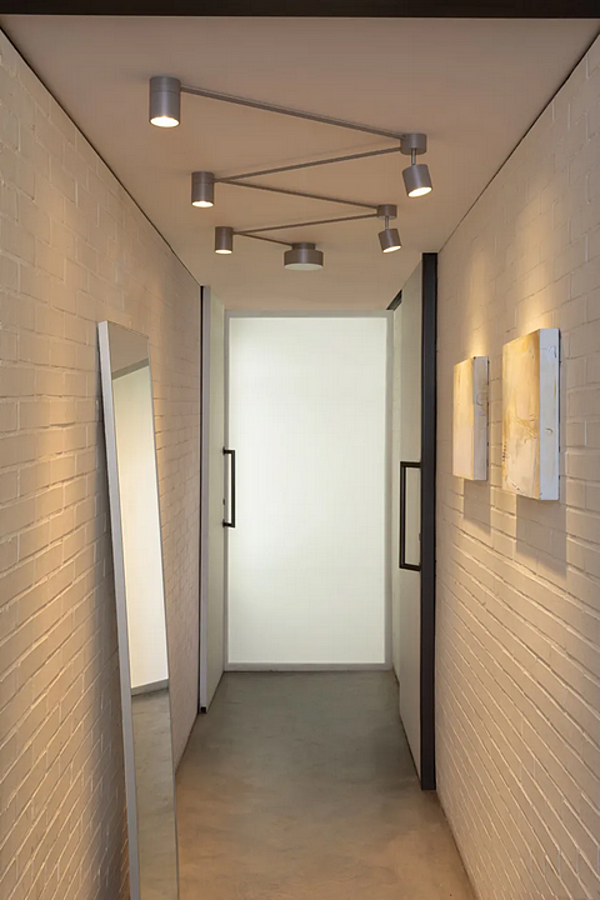 Lampe de plafond modulaire LED en métal AXOLIGHT Pivot usine Axolight de l'Italie. Foto №4