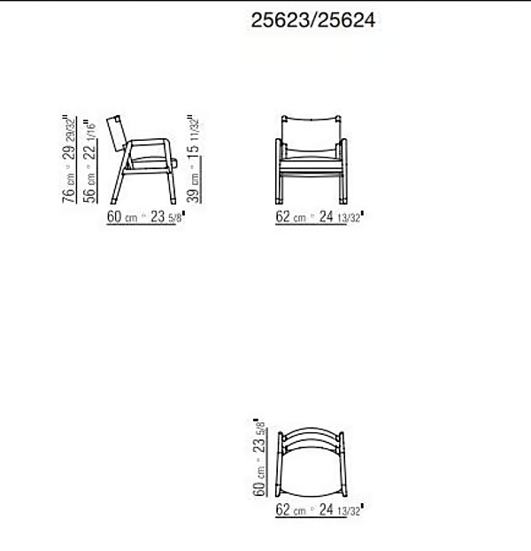 Fauteuil avec accoudoirs en tissu Ortigia S H FLEXFORM usine FLEXFORM de l'Italie. Foto №7