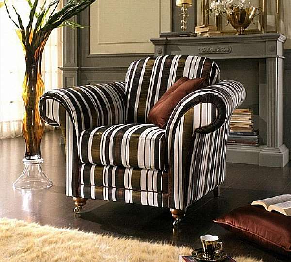 Fauteuil ELLESALOTTI Kansas-3 usine LUXURY SOFA de l'Italie. Foto №1