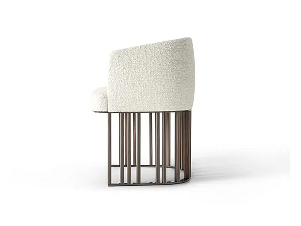 Chaise en tissu avec housse amovible GIORGETTI HERO usine GIORGETTI de l'Italie. Foto №6