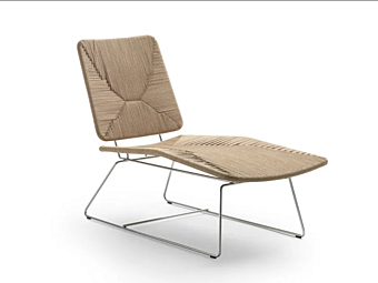 Chaise longue en paille FLEXFORM Echoes