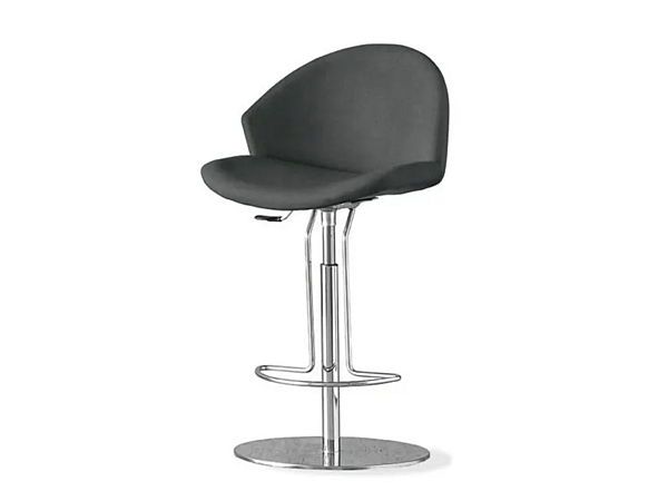 Tabouret en cuir éco avec vérin à gaz SEDIT Paris usine SEDIT de l'Italie. Foto №1