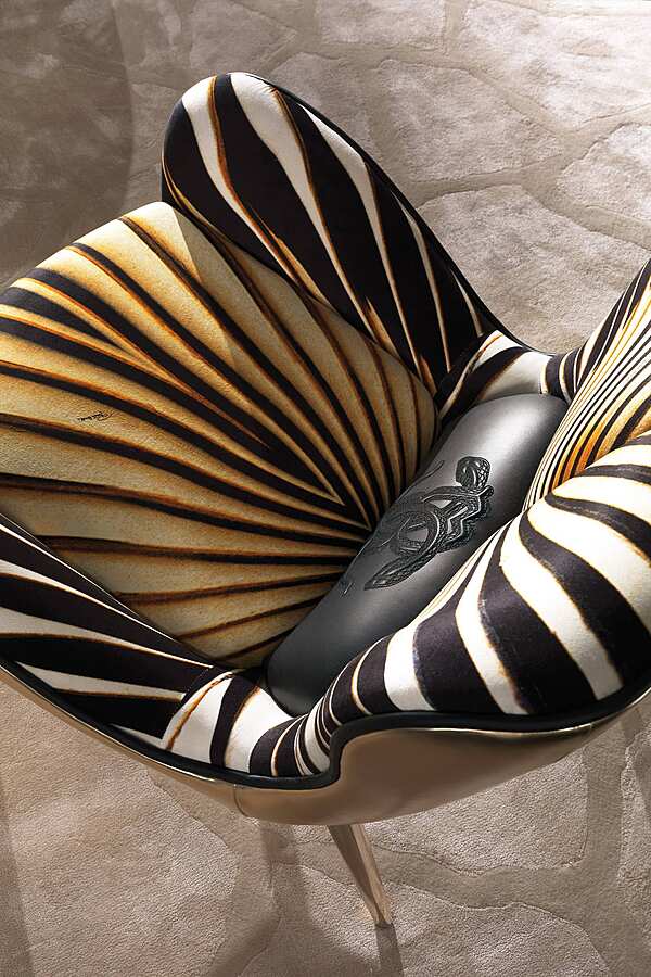 Fauteuil ROBERTO CAVALLI TIFNIT usine ROBERTO CAVALLI de l'Italie. Foto №7