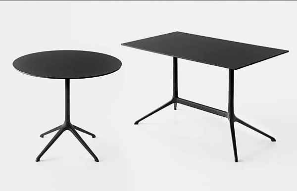 Table ronde en aluminium moulé avec rabats Elephant Kristalia usine Kristalia de l'Italie. Foto №4