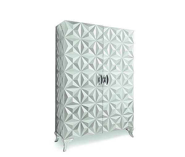 Armoire de salle de bain avec portes en feuille d'argent DIAMOND Bizzotto Italia 548 usine Bizzotto Italia de l'Italie. Foto №3