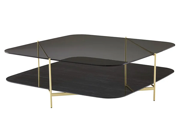 Table basse rectangulaire en verre Clyde LIGNE ROSET 0055FK10-0055FK30 usine LIGNE ROSET de l'Italie. Foto №2