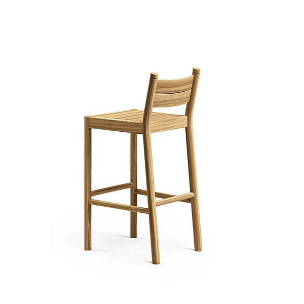 Tabouret de jardin en bois avec dossier Apache Atmosphera usine ATMOSPHERA de l'Italie. Foto №6