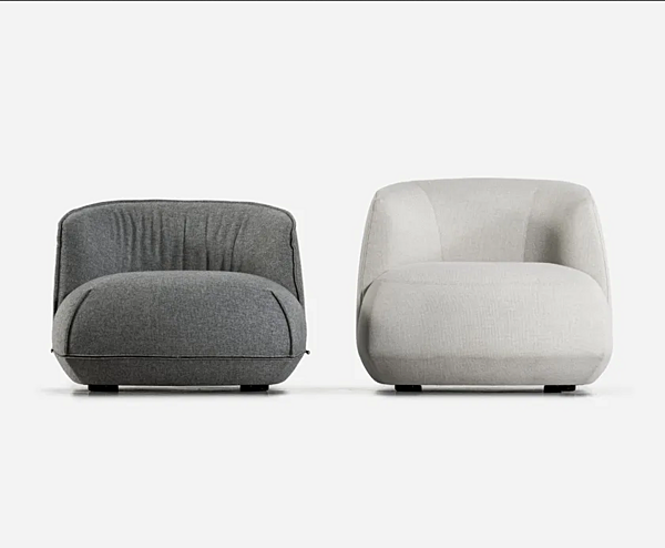 Fauteuil avec housse amovible en tissu Kristalia Brioni Up 29BRI31 usine Kristalia de l'Italie. Foto №4