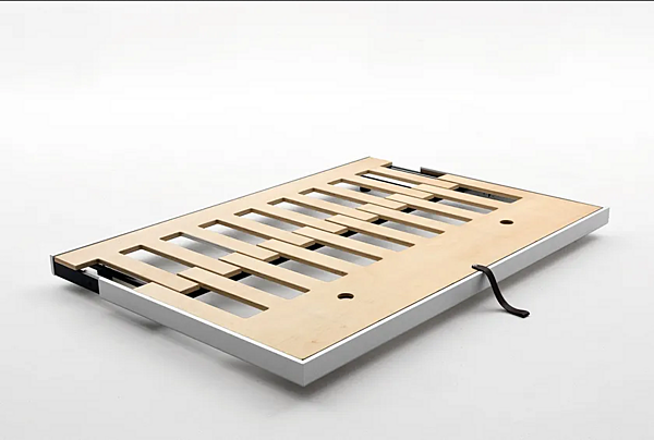 Canapé-lit en tissu avec dossier rembourré Saba Bed Breakfast usine SABA de l'Italie. Foto №8