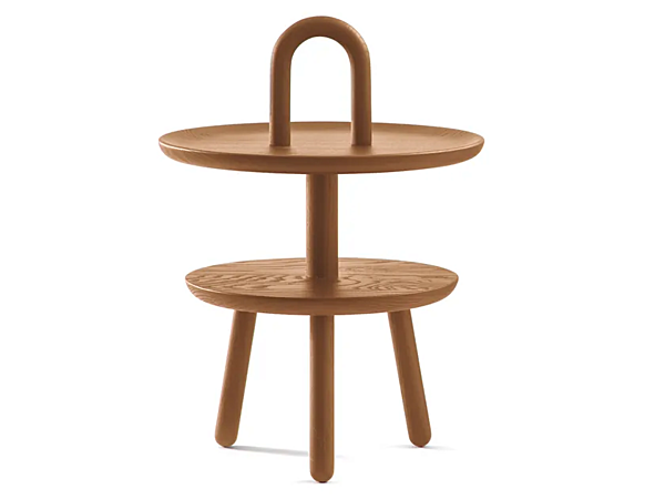 Table basse ronde en bois CASSINA collection Reaction Poetique H 56 usine CASSINA de l'Italie. Foto №2