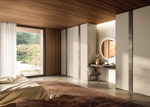 Armoire modulable en mélaminé LAGO GROOVE 2743 usine LAGO de l'Italie. Foto №2