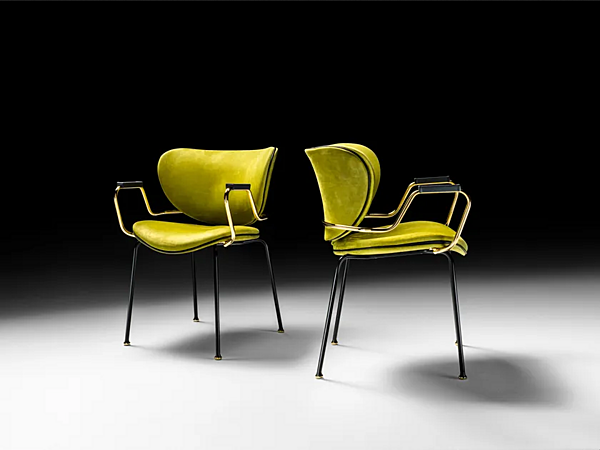 Fauteuil en tissu avec accoudoirs Kalida Black Tie KAL21BRC usine Black Tie de l'Italie. Foto №3