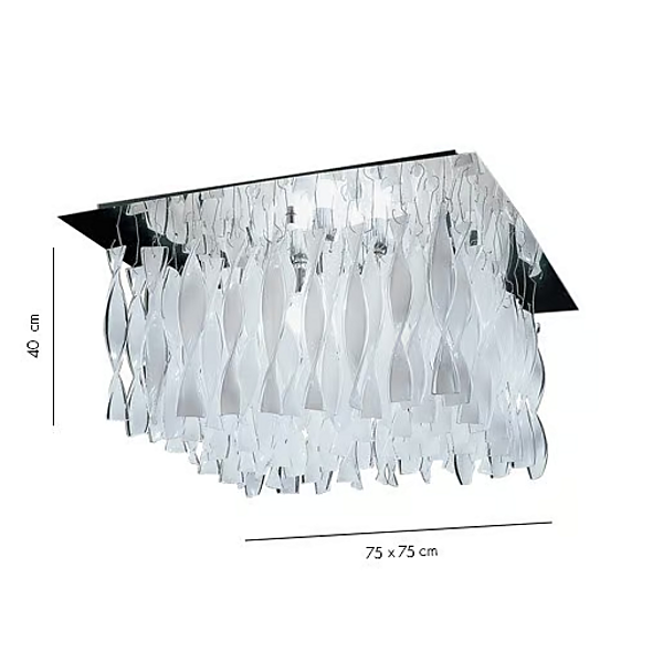 Plafonnier en verre de Murano AXOLIGHT Aura usine Axolight de l'Italie. Foto №7