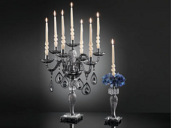 Bougeoir en cristal Swarovski TooChic Euroluce Lampadari usine EUROLUCE LAMPADARi de l'Italie