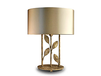 Lampe de table en métal oval avec feuillage Abrissi 10913 Lampe de table en métal oval avec feuillage Abrissi 10913 usine ABRISSI de l'Italie
