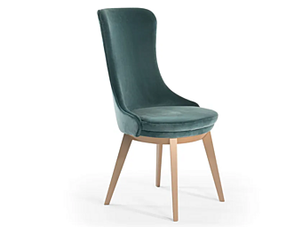 Chaise en tissu rembourrée Robin CORTEZARI 604 Chaise en tissu rembourrée Robin CORTEZARI 604 usine CORTE ZARI de l'Italie