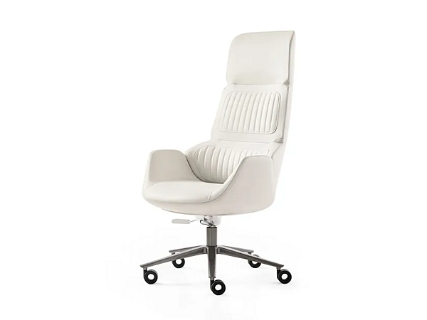Chaise de direction pivotante en cuir Calathea GIORGETTI usine GIORGETTI de l'Italie. Foto №2