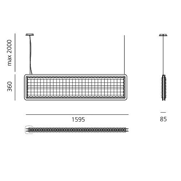 Baffle acoustique en tissu avec éclairage intégré Artemide Eggboard usine Artemide de l'Italie. Foto №18