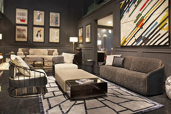 Pouf en cuir table basse cigare FORMITALIA usine FORMITALIA de l'Italie. Foto №10