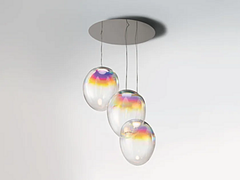 Suspension en verre soufflé Stellar Nebula Artemide