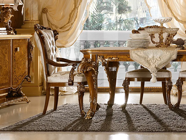 Fauteuil en tissu rembourré avec accoudoirs Dolcevita A.R. Arredamenti 209 usine A.R.ARREDAMENTI SRL de l'Italie. Foto №2