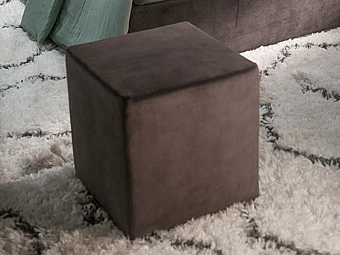 Pouf carré en tissu rembourré CASA +39 NS0005, NS0006