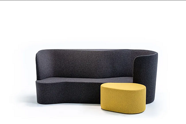 Canapé en tissu 3 places Taba Moroso usine Moroso de l'Italie. Foto №14