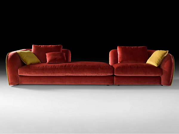 Canapé d'angle modulaire en tissu Levante Black Tie usine Black Tie de l'Italie. Foto №2