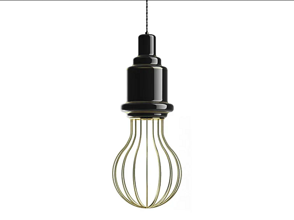 Lampe suspendue en céramique Edison Big A MARIONI 02190GA usine MARIONI de l'Italie. Foto №1