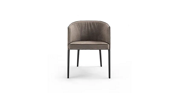 Fauteuil en tissu rembourré avec accoudoirs Jackie Frigerio usine Frigerio de l'Italie. Foto №2