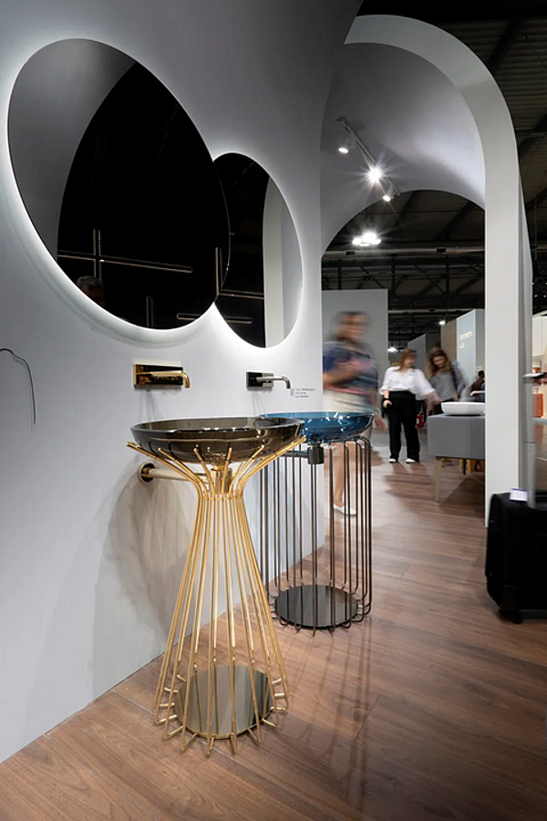 Lavabo rond sur pied en marbre Tristano e Isotta ARTELINEA IST1, ISO1 usine ARTELINEA de l'Italie. Foto №9