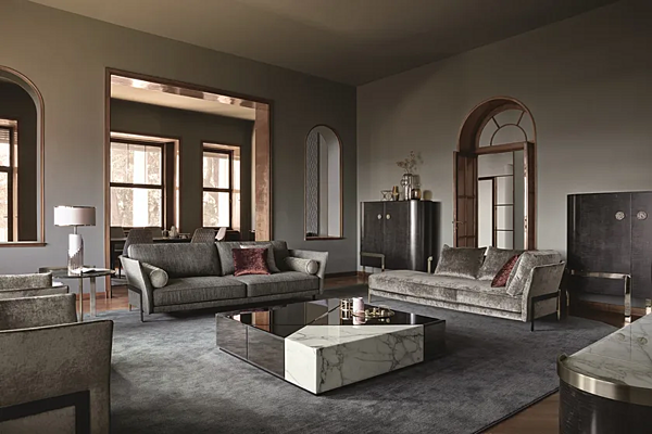 Table basse carrée en marbre Cyrano OPERA CONTEMPORARY ANGELO CAPPELLINI 45167 usine OPERA CONTEMPORARY de l'Italie. Foto №2