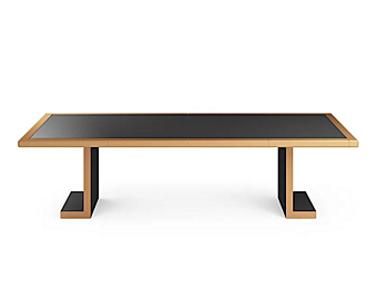 Table de réunion rectangulaire en cuir Elite i 4 Mariani usine i 4 Mariani de l'Italie