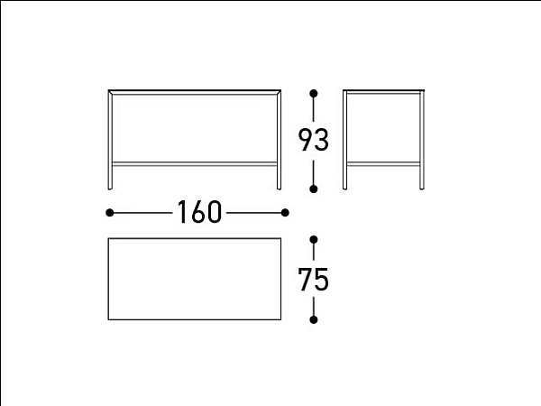 Table rectangulaire en aluminium pour cuisson en extérieur VARASCHIN usine VARASCHIN de l'Italie. Foto №8