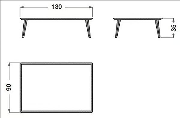 Table d'appoint en bois et céramique pour jardin extérieur CPRN HOMOOD OD1042 usine CPRN HOMOOD de l'Italie. Foto №2