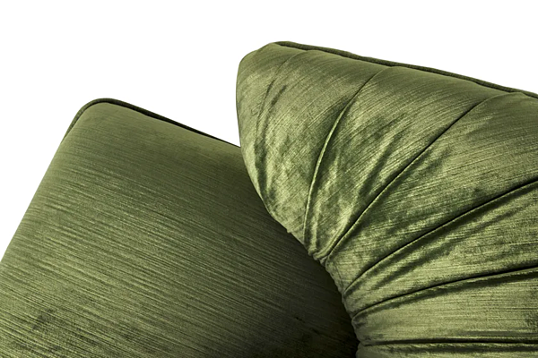 Fauteuil en velours rembourré avec accoudoirs BRABBU Nuka usine BRABBU de l'Italie. Foto №6