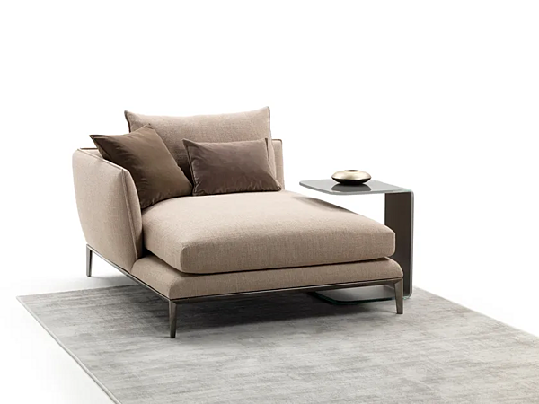 Chaise longue en cuir Oliver GYFORM usine Gyform de l'Italie. Foto №1
