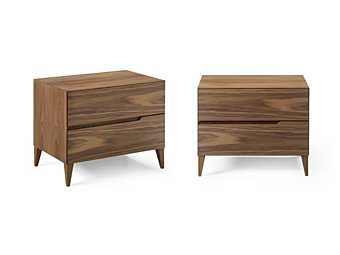 Table de chevet en noyer Leonardo L123 ARTE BROTTO L123