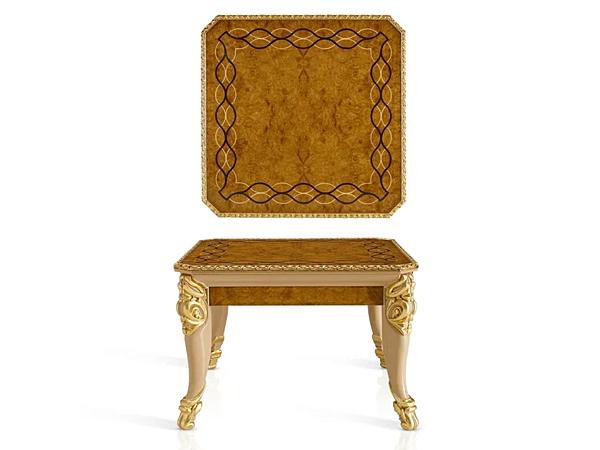 Table basse carrée en bois classique A.R. Arredamenti Harmony 326 usine A.R.ARREDAMENTI SRL de l'Italie. Foto №1