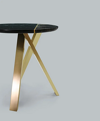 Table basse ronde en marbre Meridian Borzalino ME45, ME70 usine Borzalino de l'Italie