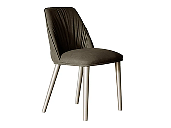 Chaise en tissu rembourrée Eforma Diva usine Eforma de l'Italie