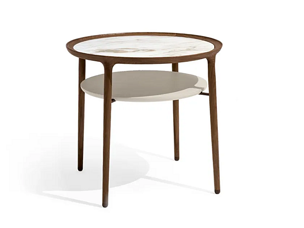 Table basse ronde en bois GIORGETTI collection Romeo 53405, 53415 usine GIORGETTI de l'Italie. Foto №1