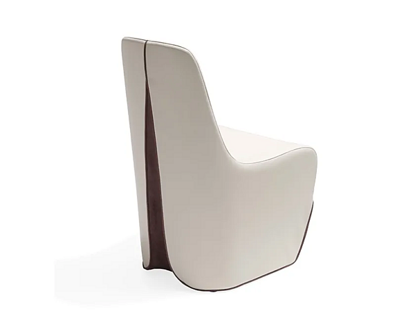 Chaise en tissu avec housse amovible GIORGETTI Tie 70900 usine GIORGETTI de l'Italie. Foto №4