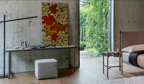 Table console en bois avec tiroirs IKO Flou usine Flou de l'Italie. Foto №4
