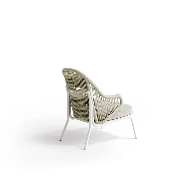 Fauteuil de jardin en corde et tissu avec accoudoirs Atmosphera Agave usine ATMOSPHERA de l'Italie. Foto №7