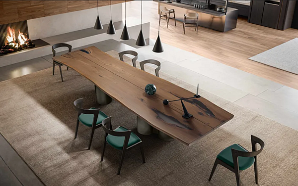 Table rectangulaire en bois massif Vero Pila ARTE BROTTO L620, PILA usine Arte Brotto de l'Italie. Foto №3