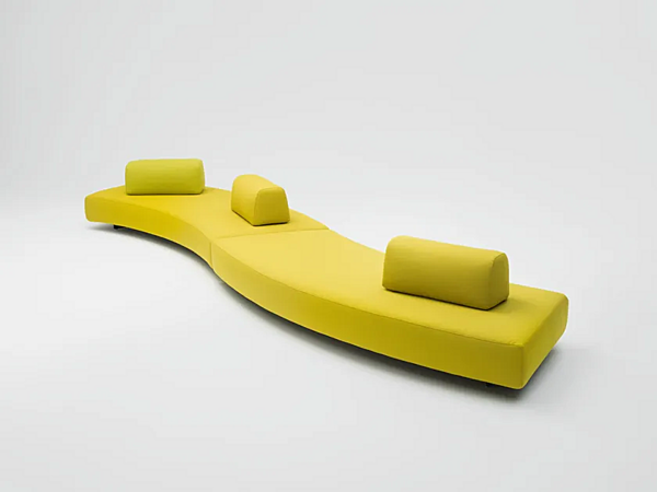 Canapé modulable en tissu Orlando PAOLA LENTI usine PAOLA LENTI de l'Italie. Foto №1