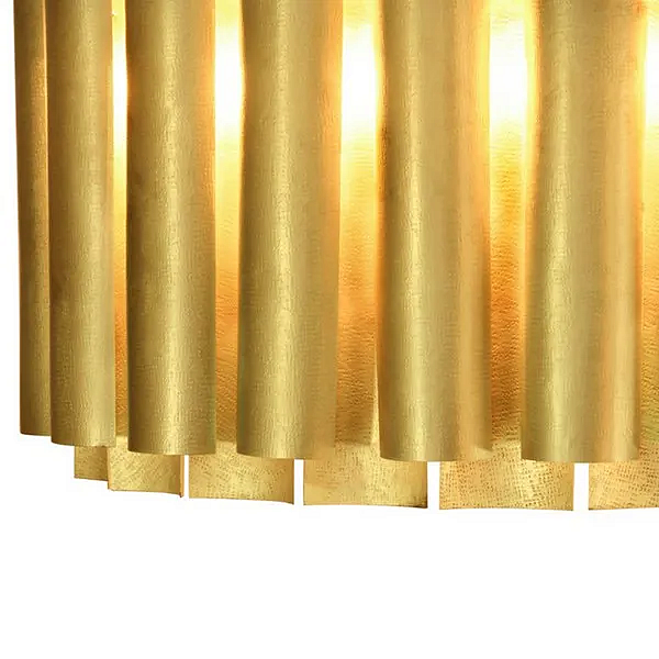 Lampe suspendue en laiton fait main Aurum III BRABBU usine BRABBU de l'Italie. Foto №4