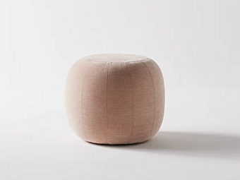 Pouf rond en tissu rembourré Nube Italia Squash N249001,  N249002,  N249003